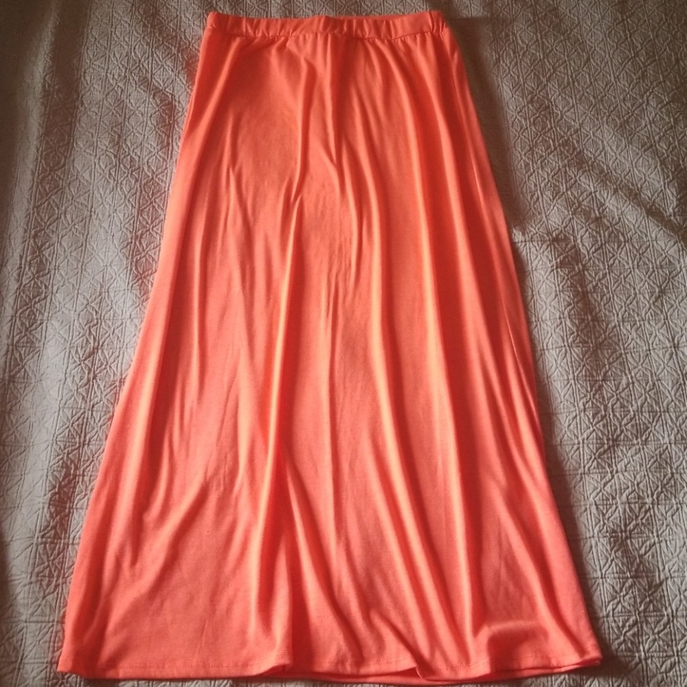 Coral Maxi Skirt